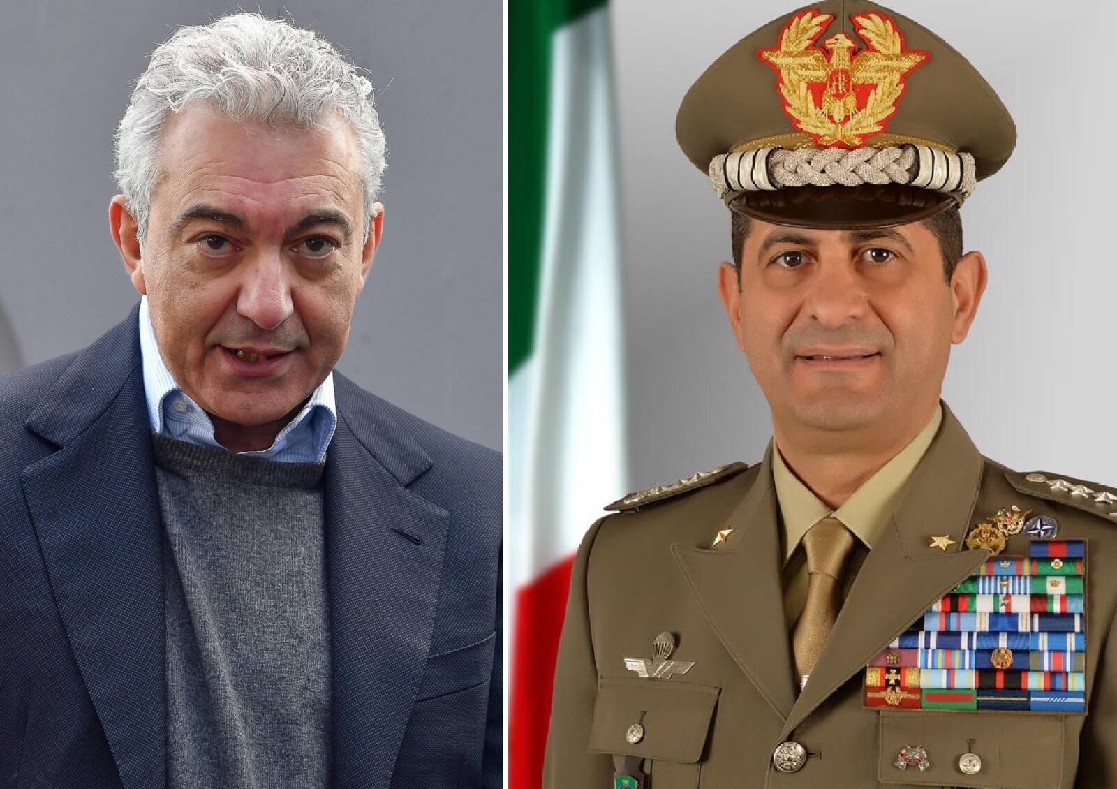 Domenico Arcuri e Francesco Paolo Figliuolo