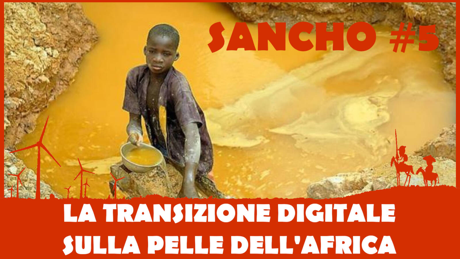 bambino minatore in Congo