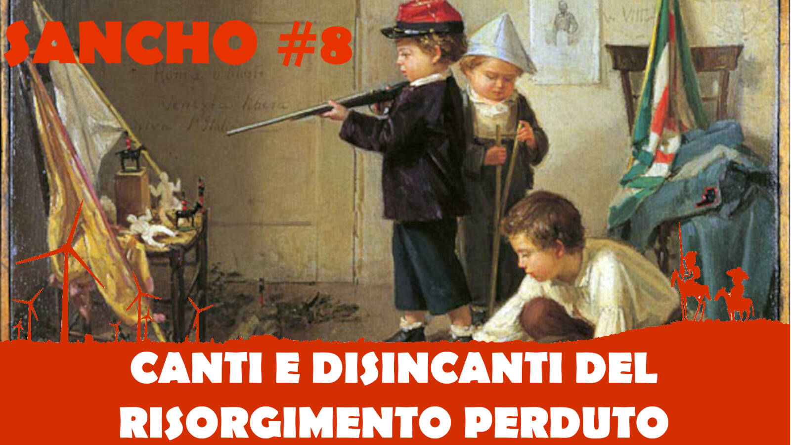 "Piccoli patrioti", dipinto di Gioacchino Toma del 1862