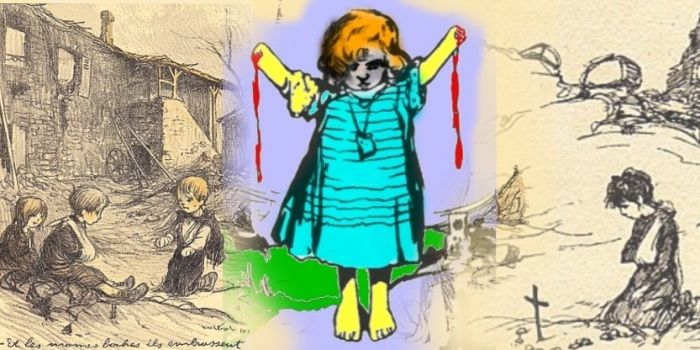 bambini belgi con le mani mozzate