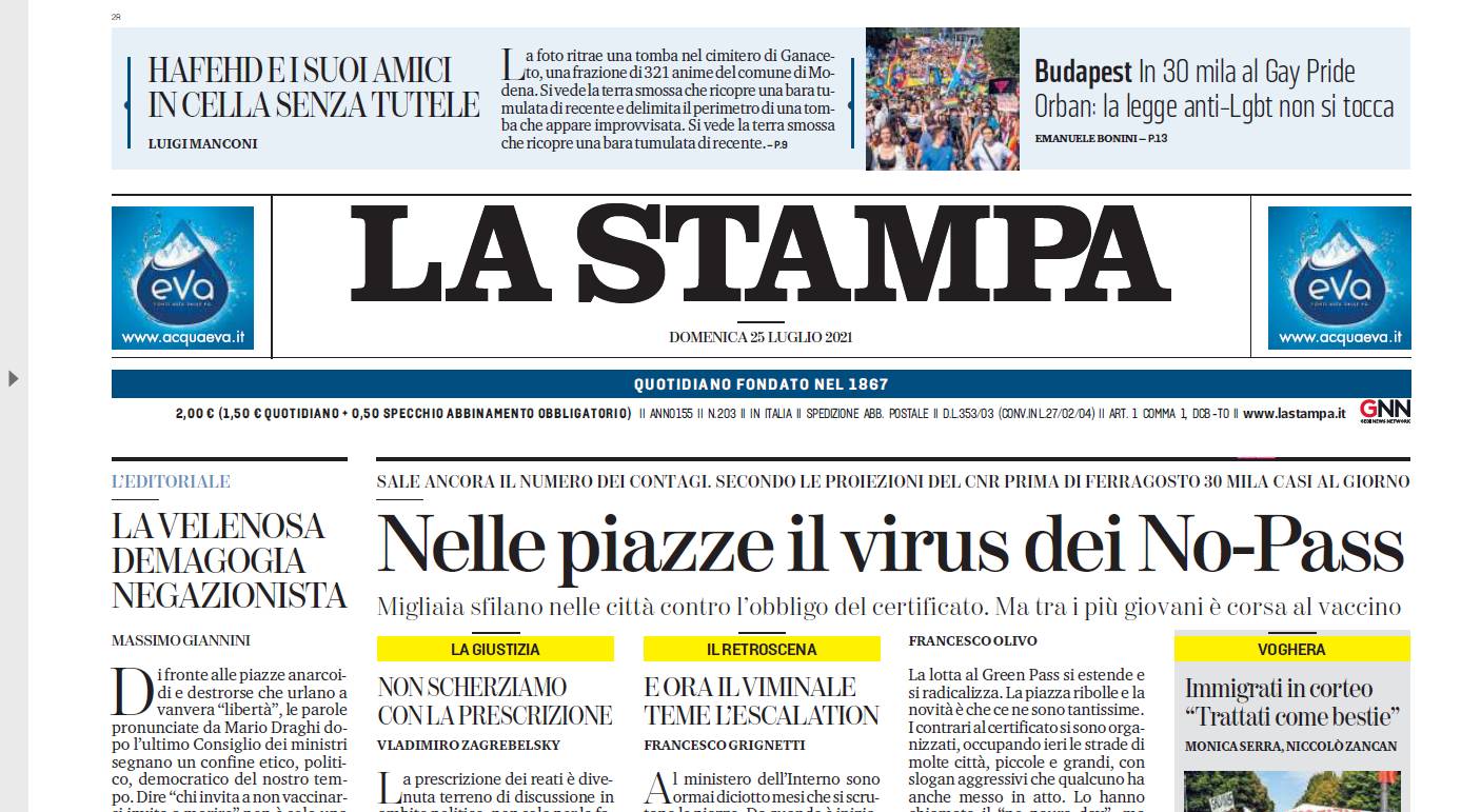 Ugo Mattei denuncia il Direttore del La Stampa