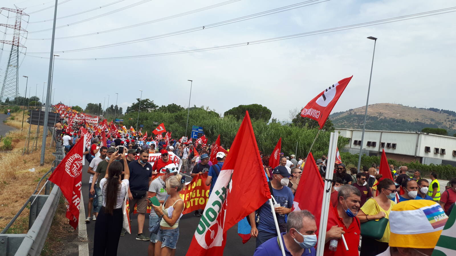 Manifestazione GKn 24 luglio Firenze