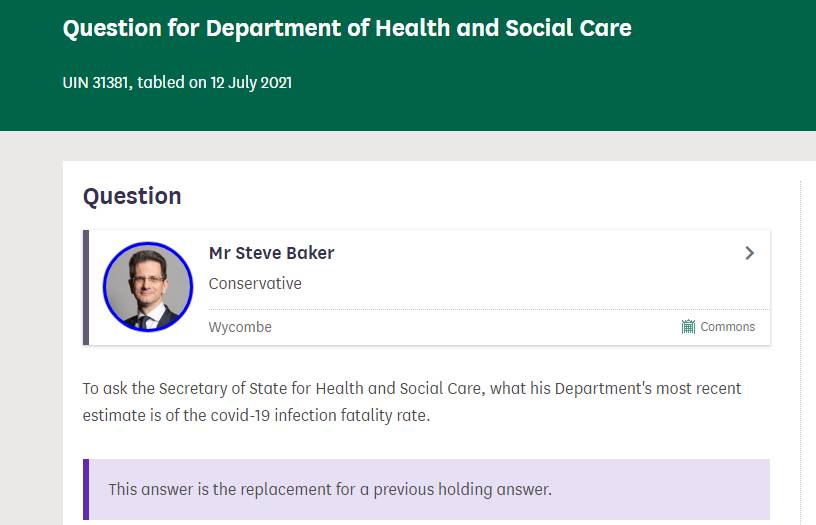 steve-baker-interrogazione-dipartimento-salute