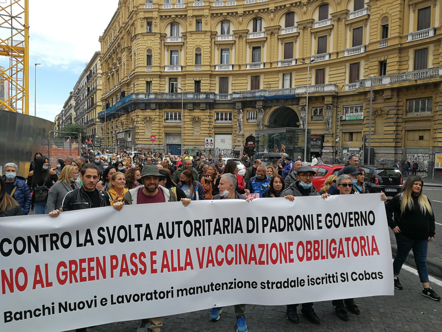 no green pass banchi nuovi cobas