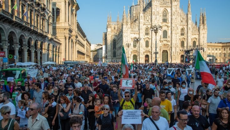 milano perquisizioni no green pass