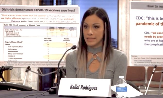 Kellai Rodriguez effetti avversi Pfizer 35 anni