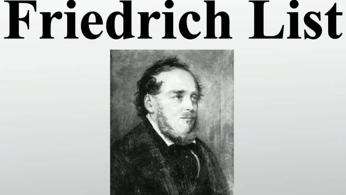 GEORG FRIEDRICH LIST: SUL SISTEMA NAZIONALE DELL’ECONOMIA POLITICA