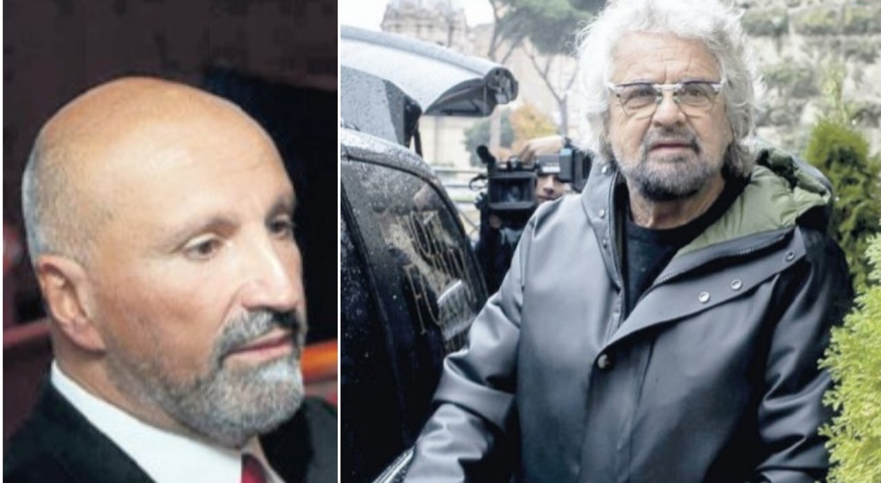 L'armatore Vincenzo Onorato e il garante M5S Beppe Grillo