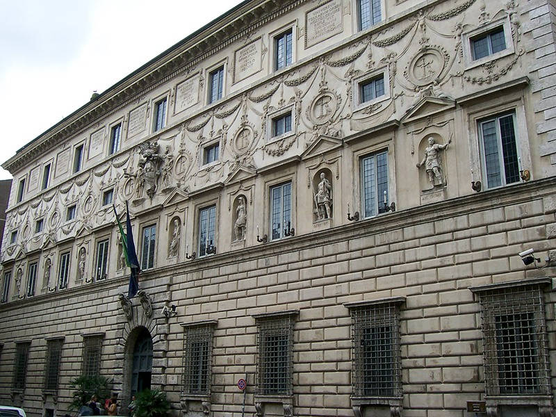 Palazzo Spada, in piazza Capo di Ferro a Roma, è la sede del Consiglio di Stato