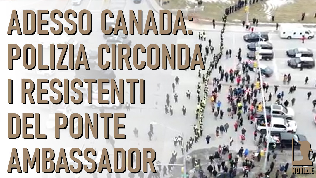ADESSO polizia si prepara ad attaccare il blocco di Windsor