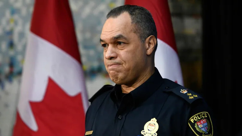 Peter Sloly, capo della polizia di Ottawa dimissionario