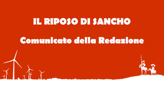 sancho comuicato della redazione