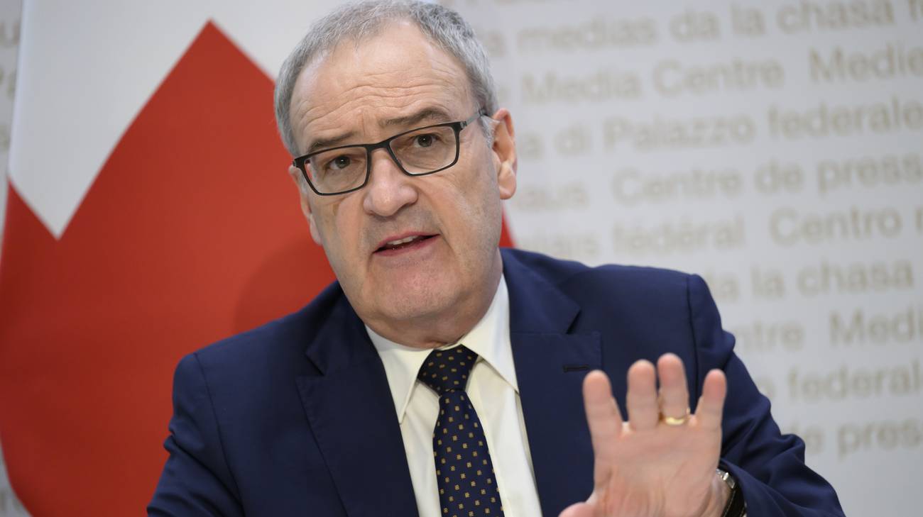 Il ministro dell'economia elvetico Guy Parmelin