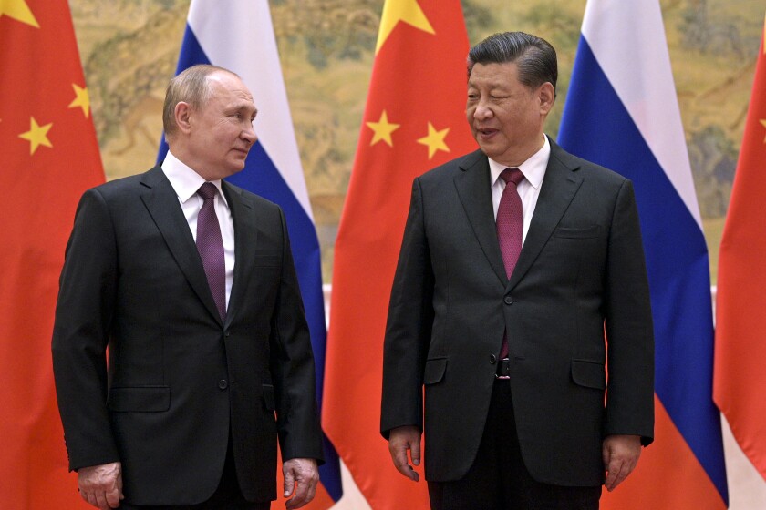 Vladimir Putin e Xi Jinping