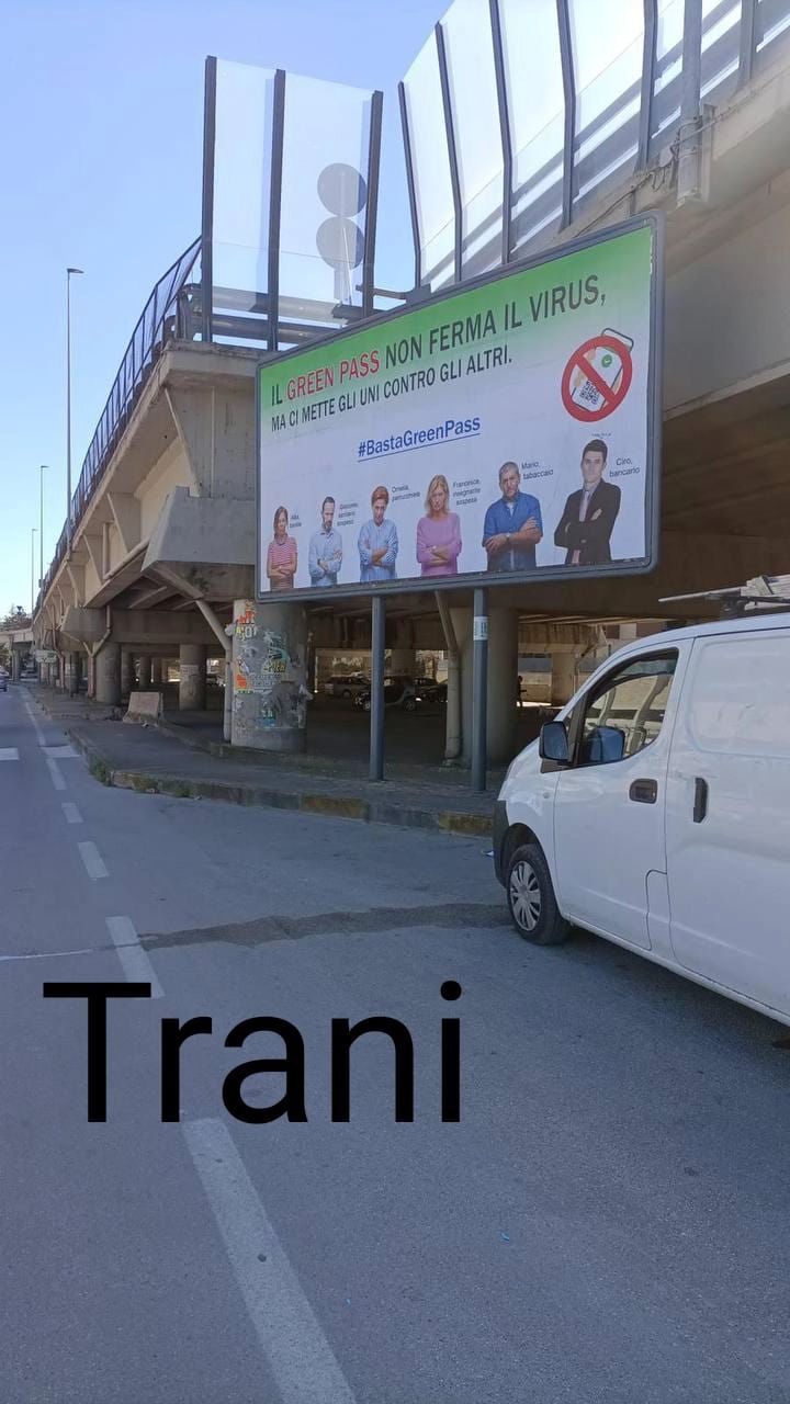 manifesti no green pass 
