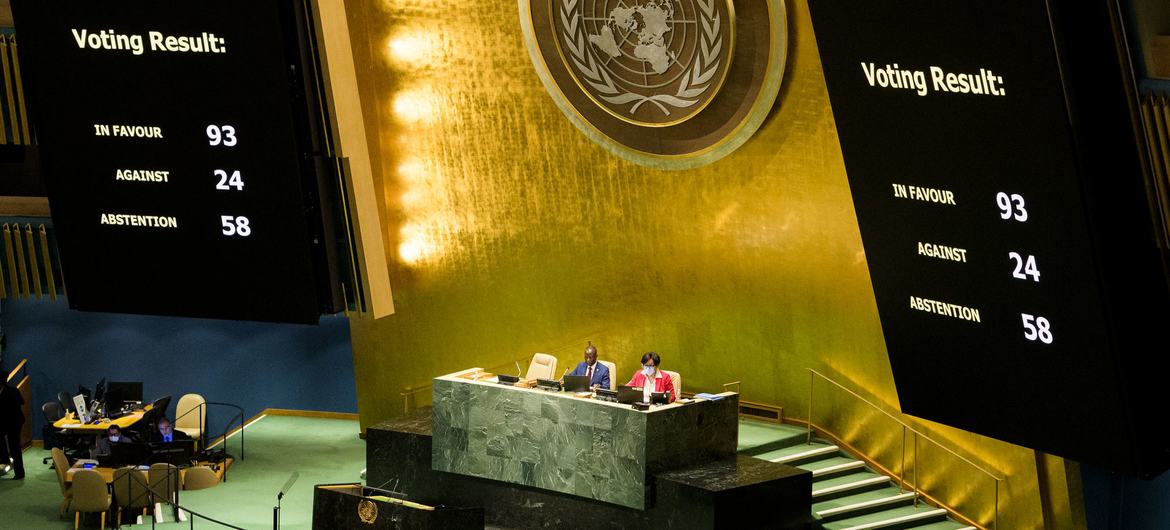 ONU sospende la Russia dal Consiglio per i diritti umani