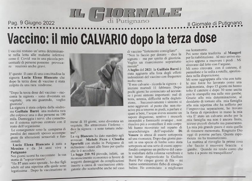 Calvario dopo la terza dose la testimonianza di Lucia