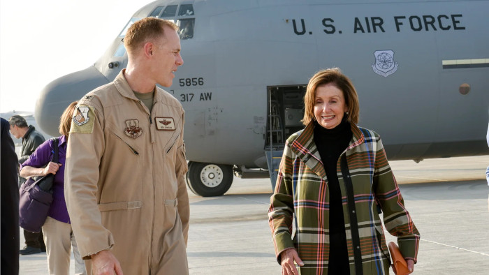 Taiwan, Pelosi in visita