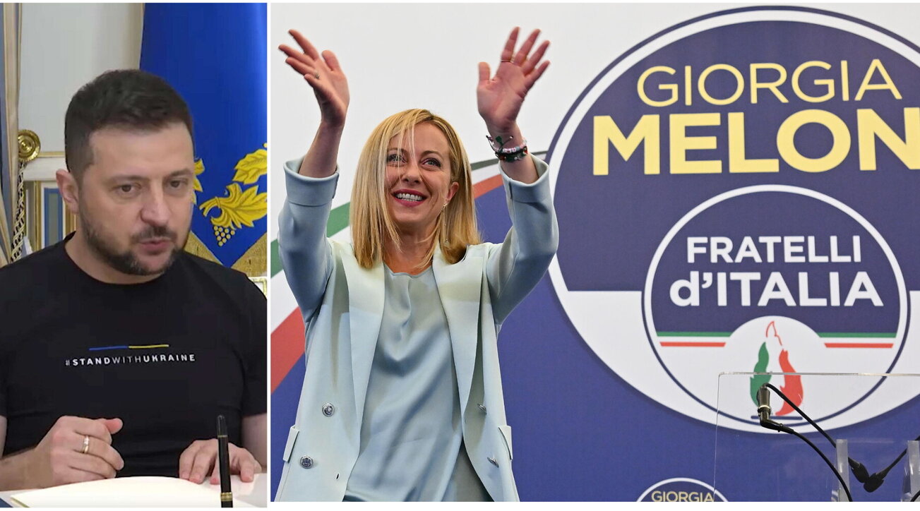 Meloni a Zelensky: leale sostegno all’Ucraina
