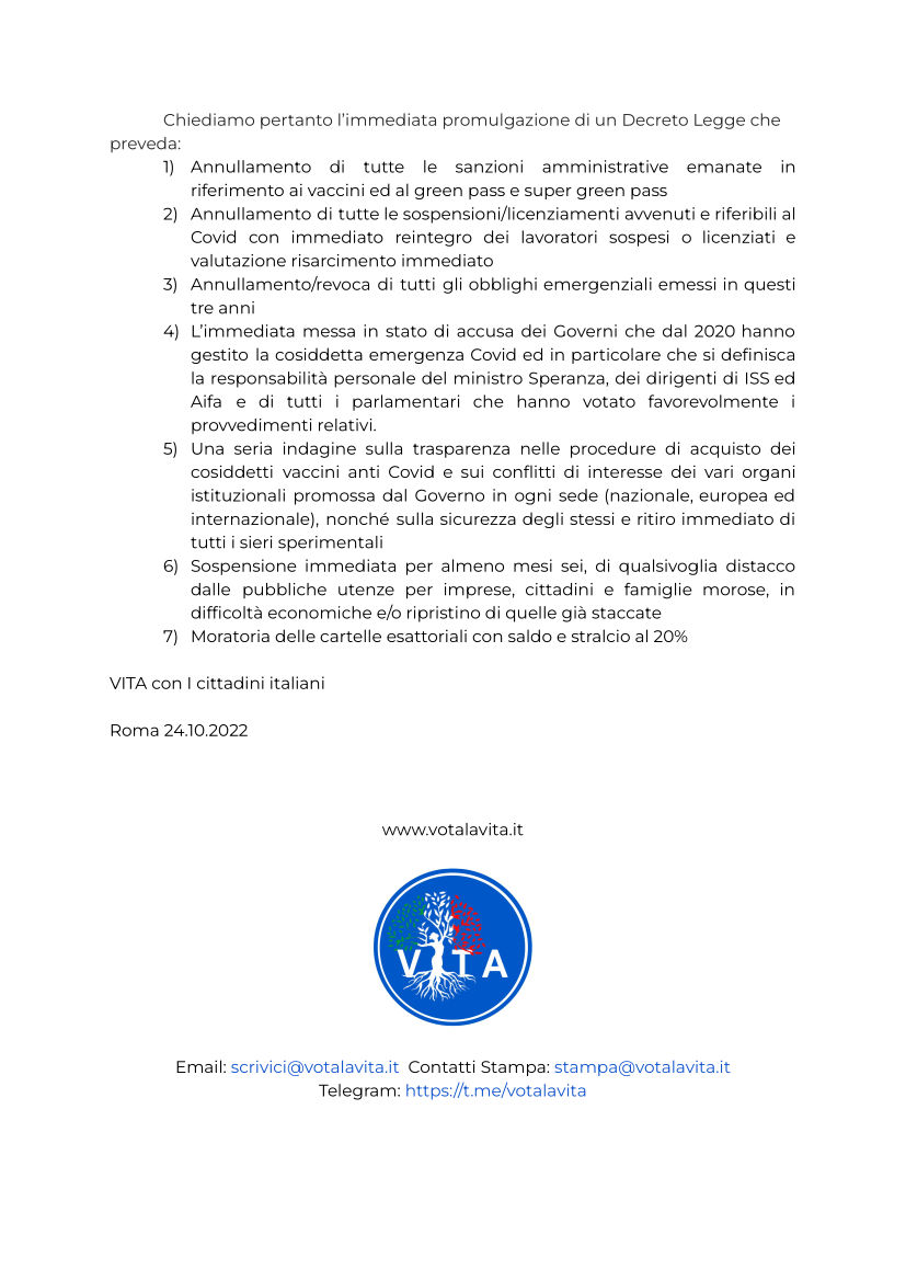 Moratoria Covid VITA3