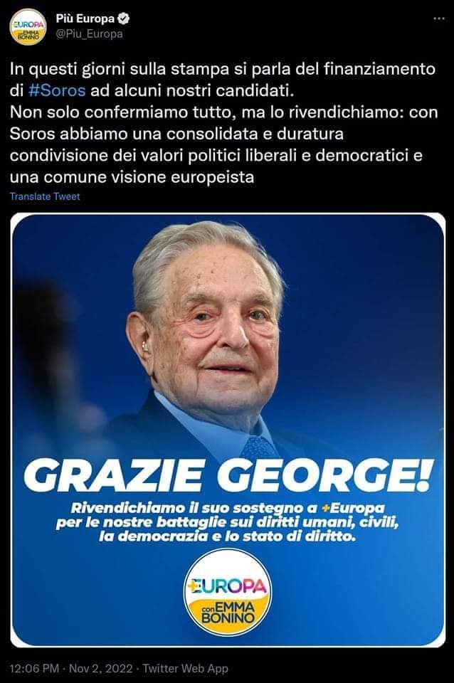 CAPITALISTI COL DENARO PUBBLICO, COMPRESO SOROS