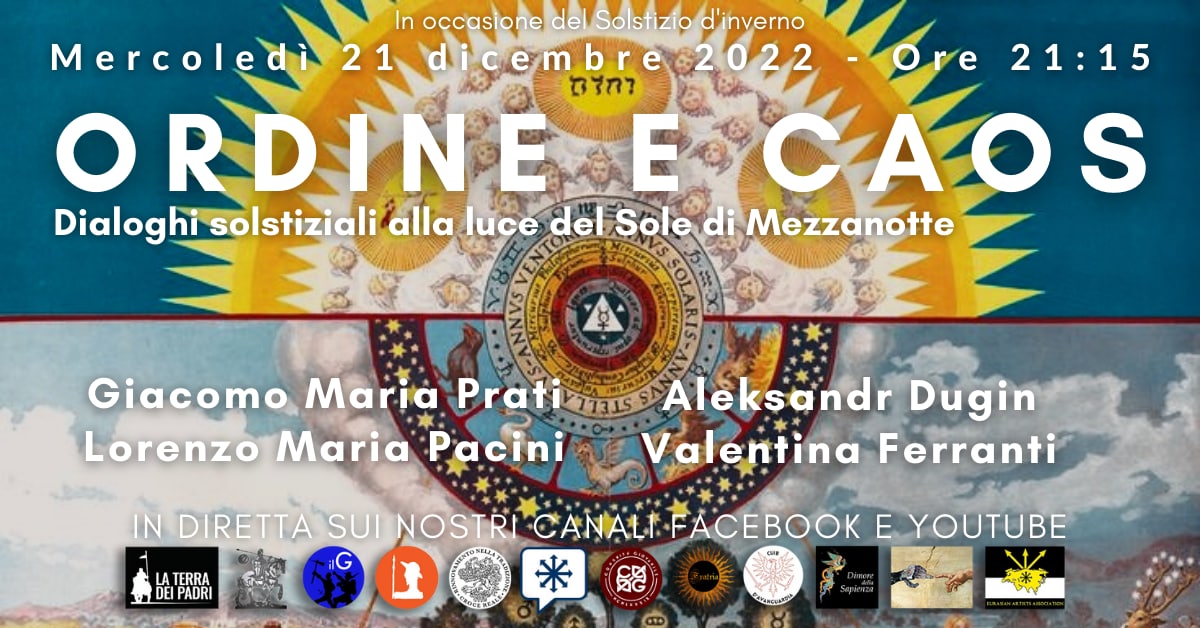 ORDINE E CAOS: dialoghi solstiziali alla luce del Sole di Mezzanotte - DIRETTA VIDEO