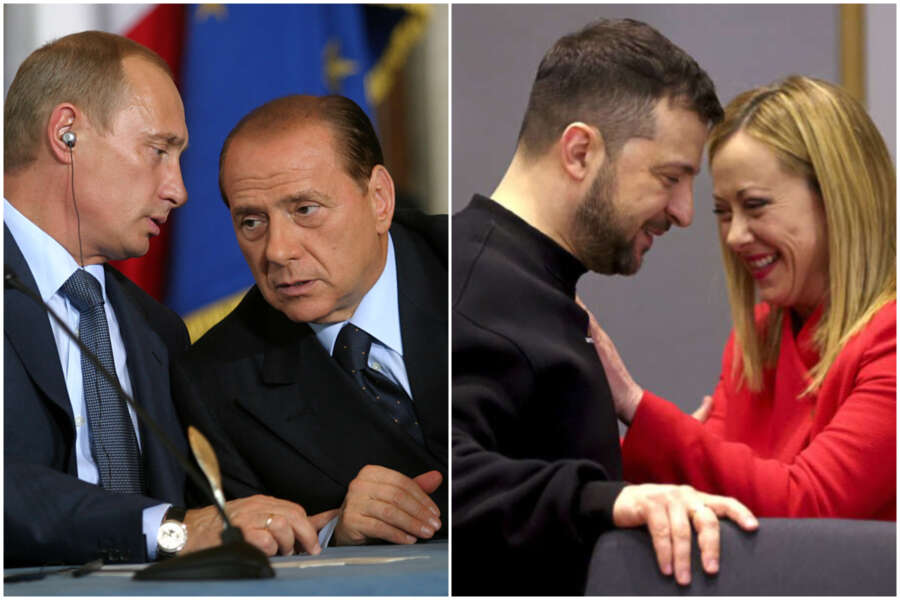 Su Zelensky Berlusconi dichiara ciò che la sinistra tace