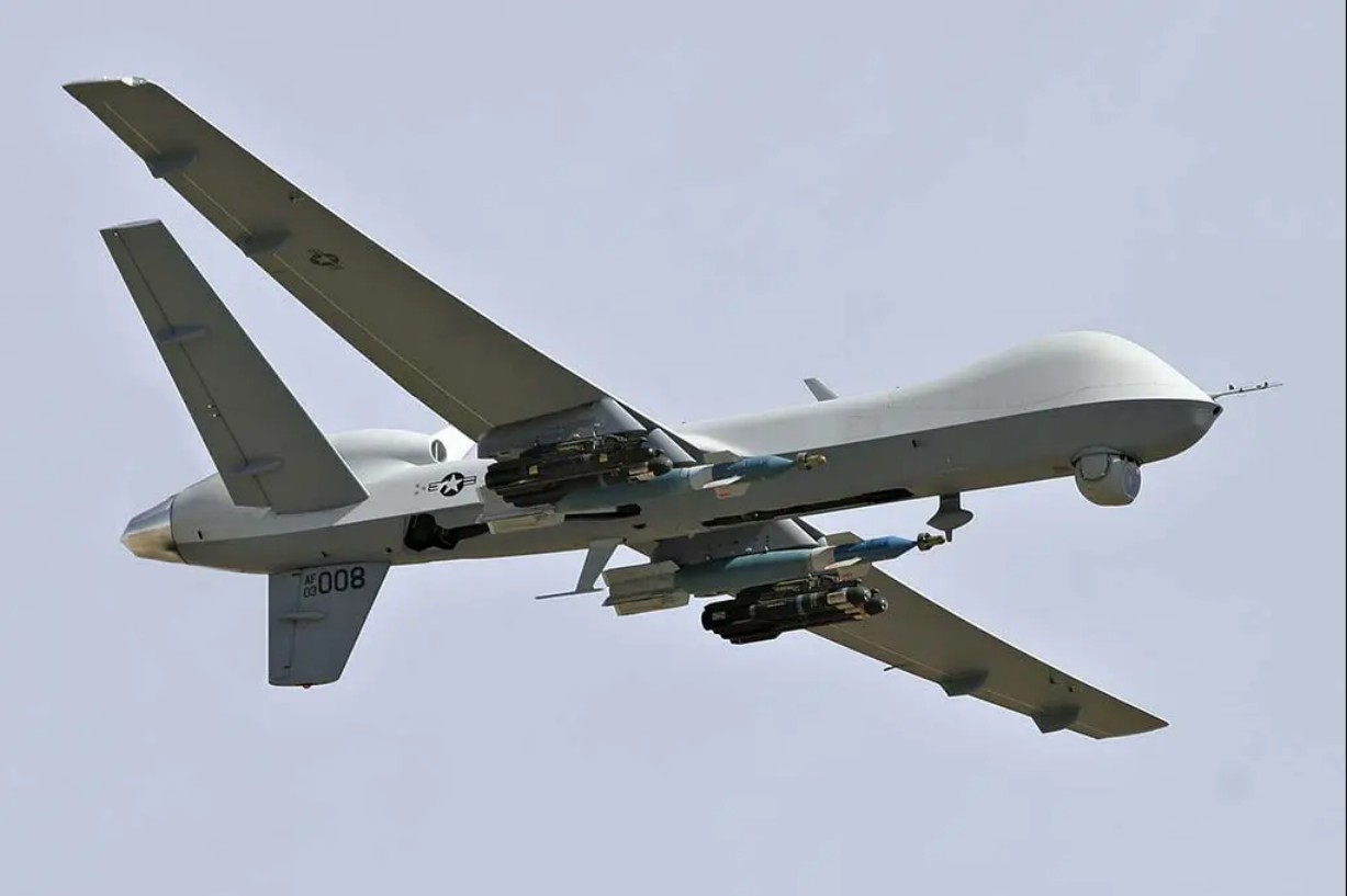 Drone americano entra in collisione con jet russo sul Mar Nero