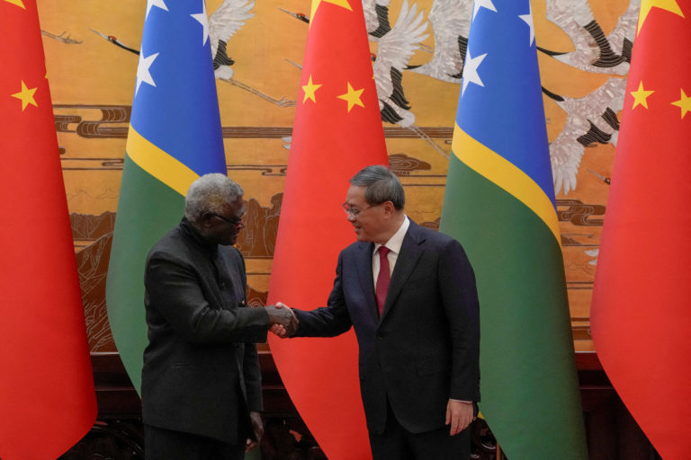 CINA E ISOLE SALOMONE STIPULANO UN PARTENARIATO STRATEGICO GLOBALE