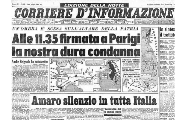 Il Trattato del 1947 ha segnato la nostra schiavitù (ma le catene si possono spezzare)