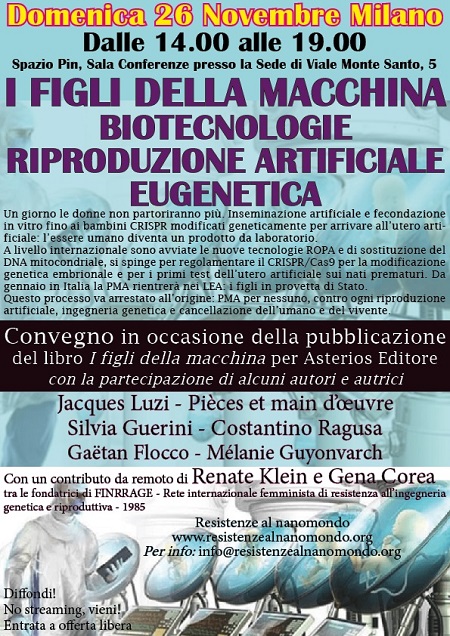 26 novembre I figli della macchina