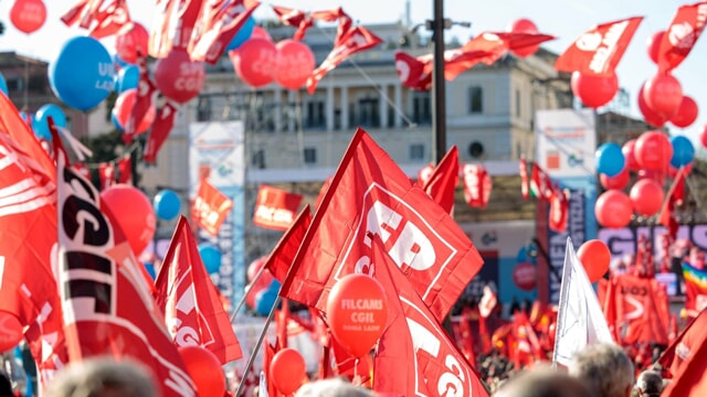Sciopero genrale Cgil