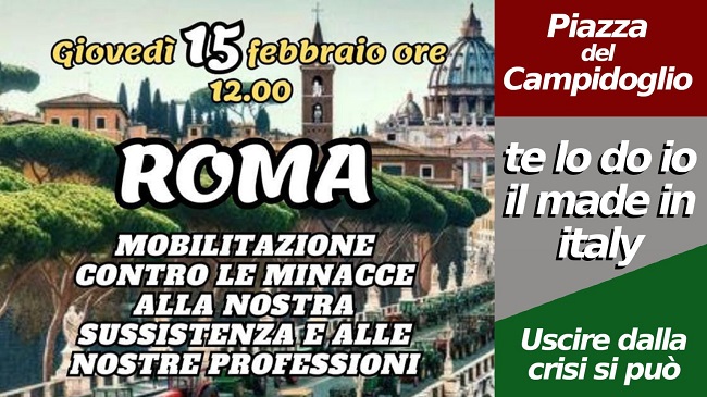 manifestazione roma