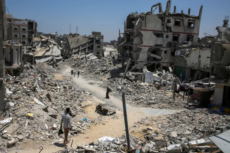 Palestina distrutta articolo Al Jazeera