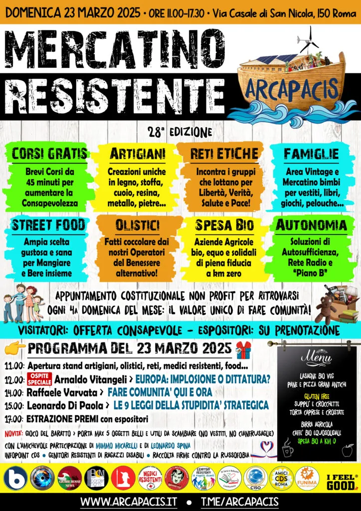 Arriva la primavera: a Roma torna il Mercatino Resistente Arcapacis