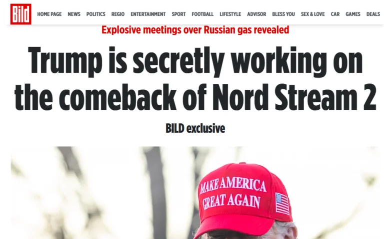 La guerra del gas in Germania – È possibile un accordo con Trump sul Nord Stream o è un’altra truffa del MAGA?