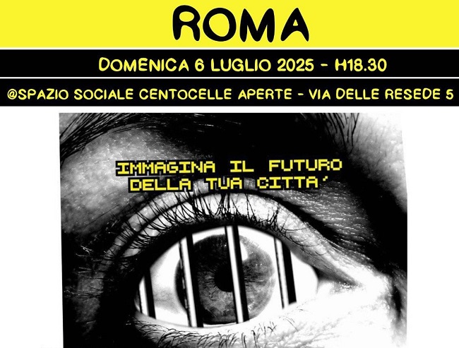 ROMA 6 LUGLIO 2025 – Palestina: il vero volto delle smart city