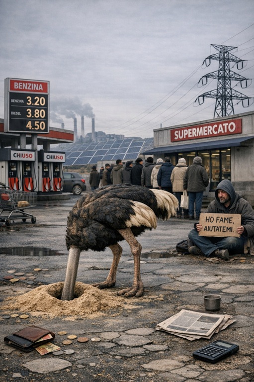 Fare gli struzzi non ci salverà