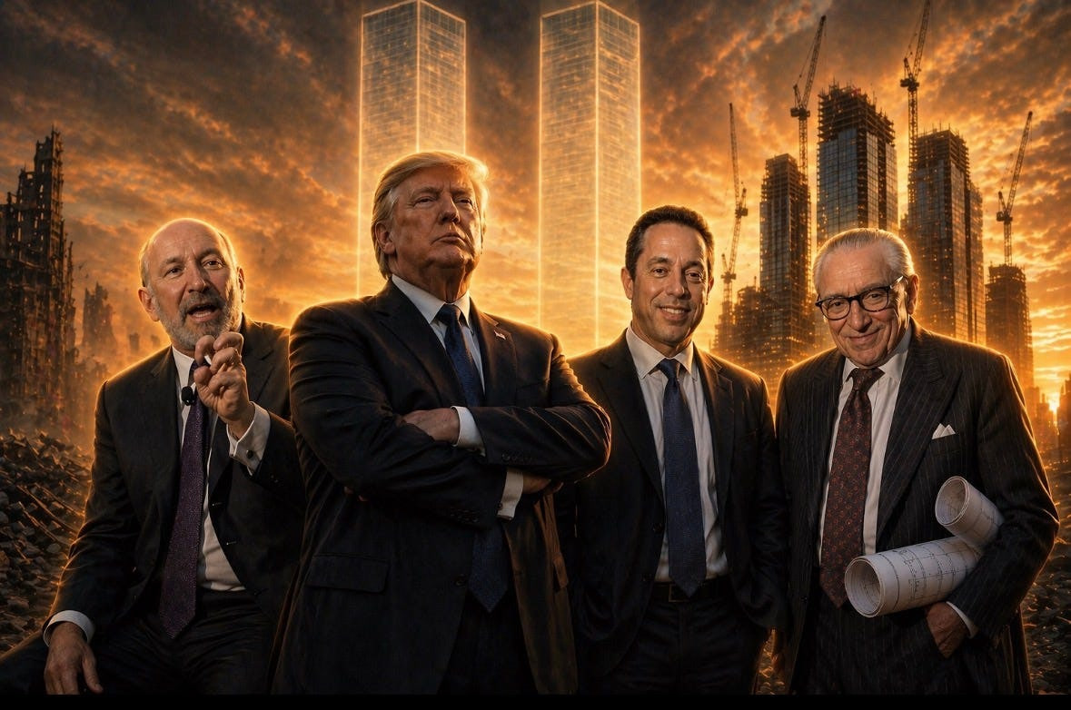 I soliti architetti: come la rete che ha ricostruito Ground Zero dopo l'11 Settembre sta già prendendo le misure al Medio Oriente