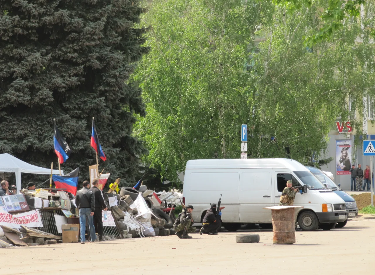Kramatorsk, 2 MAG 2014 © Eliseo Bertolasi