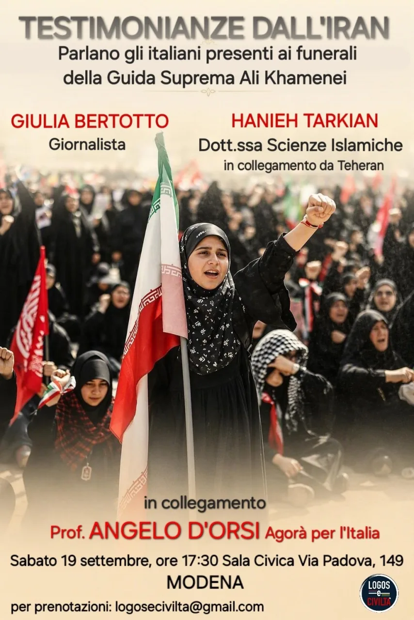 A MODENA “TESTIMONIANZE DALL’IRAN”: LE VOCI DEGLI ITALIANI PRESENTI AI FUNERALI DI ALI KHAMENEI