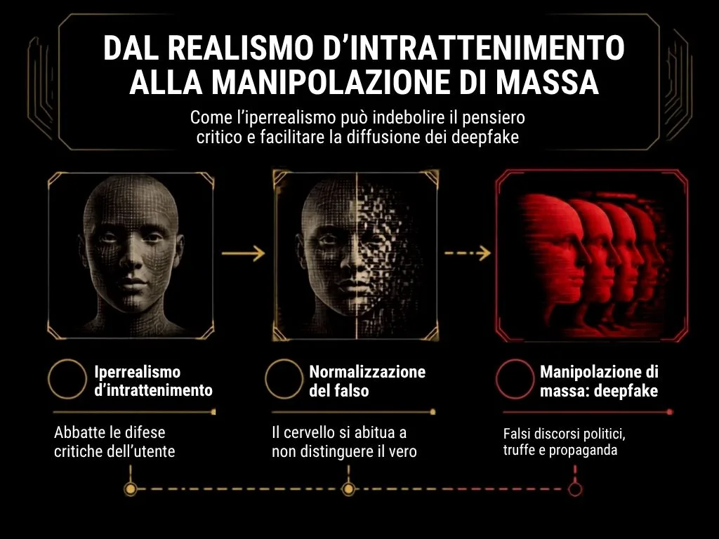 Infografica sui deepfake