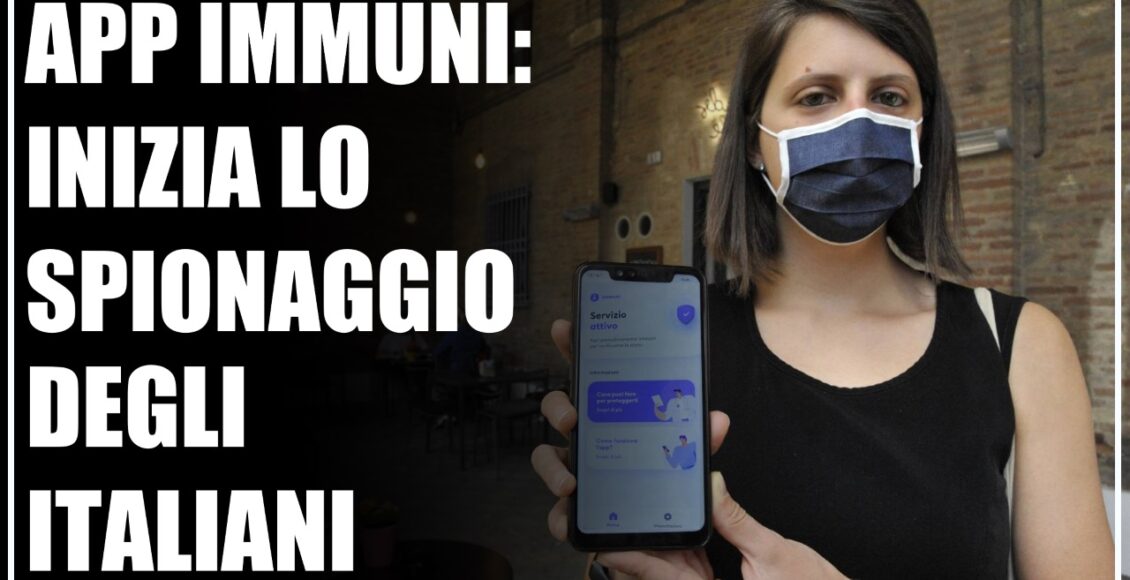 App Immuni -inizia lo spionaggio degli italiani