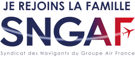 Il logo del sindacato SNGAF, cui è iscritto il 30% dei piloti Air France