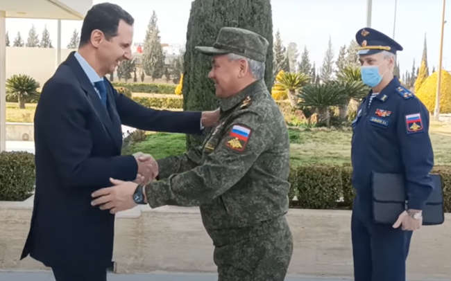 Shoigu incontro Assad Damasco