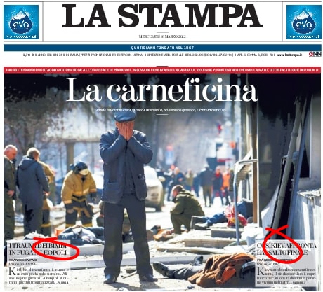 La disonestà del giornalismo all'italiana