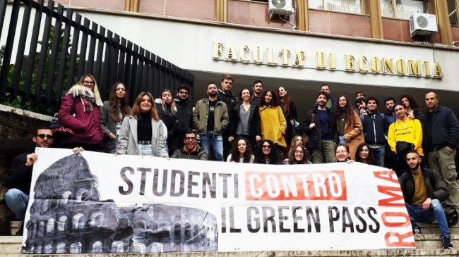 studenti-contro-il-green-pass-roma