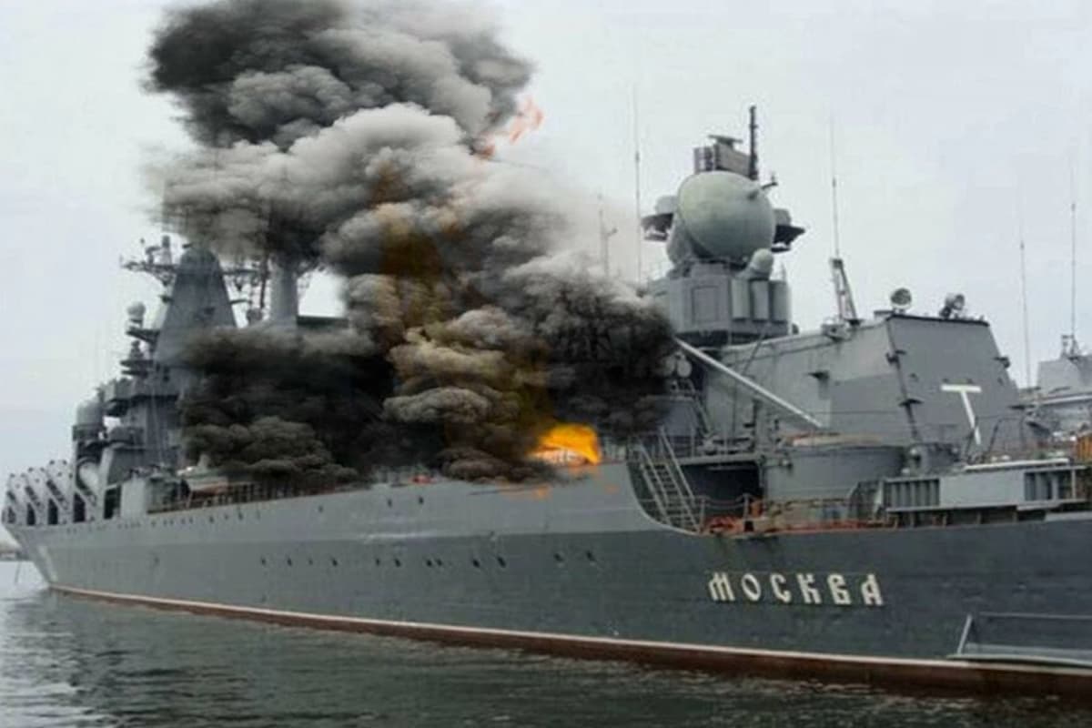 Moskva nave affondata