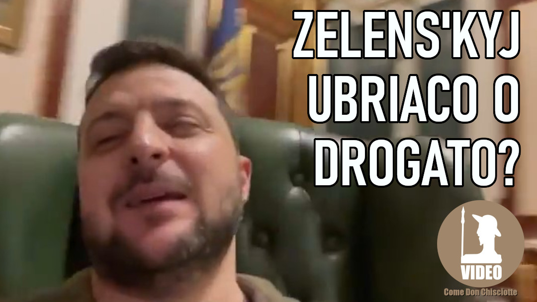 Zelens'kyj ubriaco o drogato?