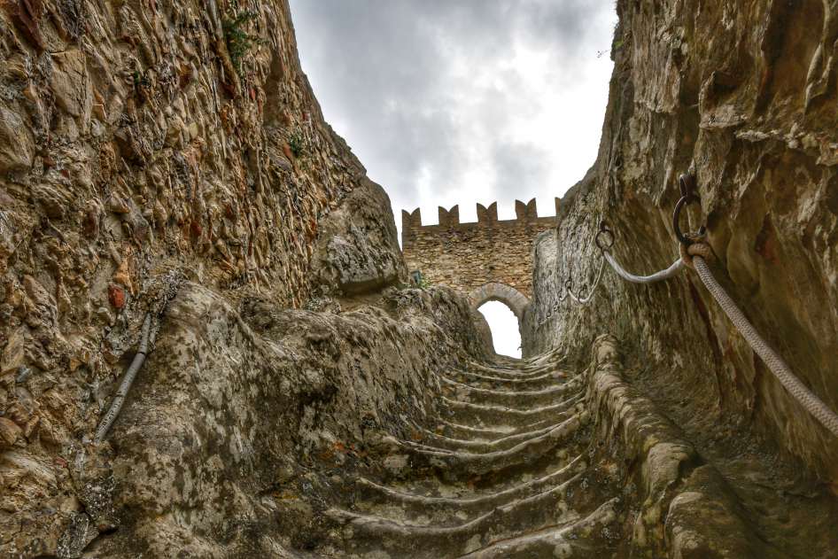 In cima ad un castello della Sicilia